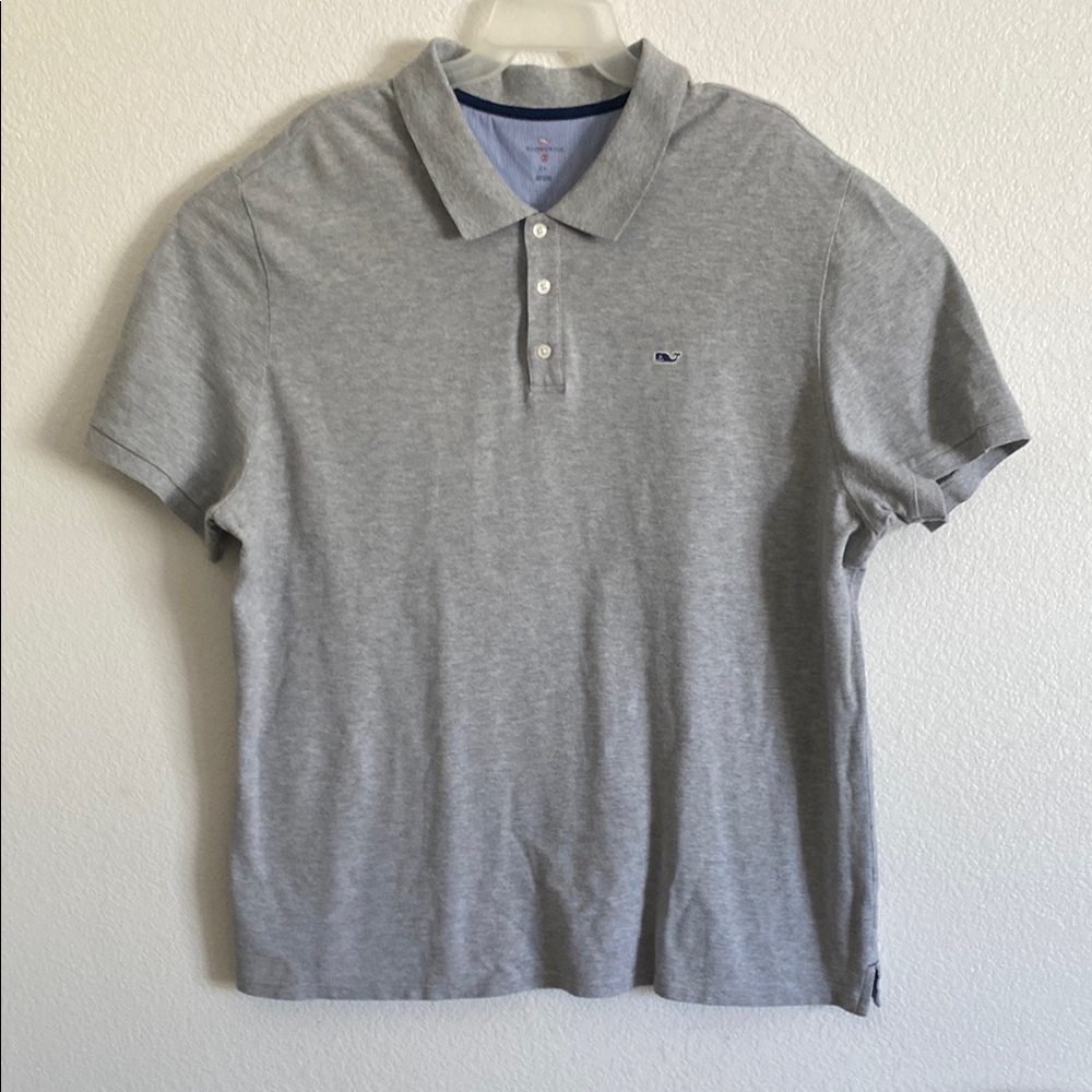Vineyard Vines Men’s Classic Gray Polo Shirt Size XXL